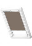 VELUX Verdunklungsrollo &raquo;DKL FK06 4574SWL&laquo; verdunkelnd Verdunkelung be Bohren in F&uuml;hrungsschienen wei&szlig;e F&uuml;hrungsschienen & Rankena