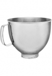 KitchenAid Maisto ruo&scaron;imo indas &raquo;5KSM5SSBHM&laquo; i&scaron; Nerūdijančio plieno geh&auml;mmert su rankena