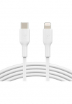 Belkin Smartphone-Kabel &raquo;Lightning/USB-C kabelis PVC mfi zertifiziert 1m&laquo; USB-C Lightning 100 cm