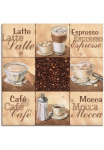 Artland Paveikslas &raquo;Kaffee Collage II&laquo; Getr&auml;nke 1 Stk. dalys kaip Alubild Paveikslas ant drobės in verschied. dydžiai