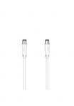 Hama TV-Kabel &raquo;Antennen kabelis Koax Stecker Koax Kupplung 150 m 90 dB&laquo; 150 cm