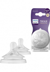 Philips AVENT Flaschensauger &raquo;Natural Response SCY965/02&laquo; 2 vienetai su Anti-colic-Ventil extra schnelle Durchflussrate