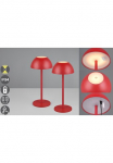 my home LED lauko stalo lempa &raquo;Abbey stalinis &scaron;viestuvas 2er-Set&laquo; LED-Board 2 Stk. Warmwei&szlig; 2vnt. rinkinys Lauko Akumuliatorinis stalinė lepma Pilzdesign USB-C 4-fach Touch Dimmer