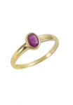 Vivance Žiedas &raquo;585/- Gelbgold glanz Rubin&laquo;