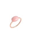 Jamelli Žiedas &raquo;Silber 925 ros&eacute;-vergoldet su einem pinken Opal 10x7mm&laquo;