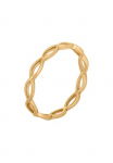 CA&Iuml; Žiedas &raquo;925/- Sterling Silber vergoldet Cut Outs Stacking&laquo;