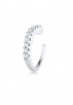 Elli Single-Ohrhaken &raquo;Earcuff Zirkona Kristalle Trend Single 925 Silber&laquo;