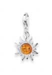 OSTSEE-SCHMUCK Pakabukas &raquo; Pakabukas Sonne 14 mm&laquo; 1 Stk. dalys
