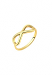 Vivance Žiedas &raquo;925/- Sterling Silber vergoldet Infinity&laquo;