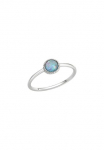 Vivance Žiedas &raquo;925/- Sterling Silber rhodiniert Synth. Opal&laquo;