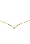 Diamonds by Ellen K. Grandinėlė-kolje &raquo;Gold 375 su Brillant 003ct.&laquo;