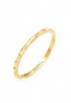 Elli Premium Žiedas &raquo;Stacking Facetten Basic 375 Gelbgold&laquo;