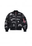 Alpha Industries Lakūno stiliaus striukė &raquo;MA-1 Peace&laquo;