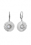 Vivance Pora auskarai &raquo;925-Sterling Silber rhodiniert Zirkonia ir Achat&laquo;