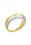 Vivance Žiedas &raquo;585/- Gelbgold/Wei&szlig;gold glanz/matt&laquo;