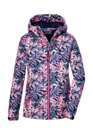 Killtec Striukė su pamu&scaron;alu &raquo;KOS 135 GRLS SFTSHLL JCKT&laquo; M&auml;dchen Softshelljacke: uždanga nuo vejo ir wasserabweisend All Over-Print