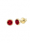 Vivance Pora auskarai &raquo;585/- Gelbgold Granat&laquo;