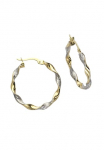 Fascination by Ellen K. Pora auskarai &raquo;Gold 333 zweifarbig glanz matt&laquo;