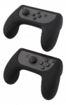 Laikikliai DELTACO GAMING, skirti NINTENDO Switch Joy-Con, juodi / GAM-032