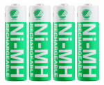 Įkraunami elementai DELTACO AA (HR6), 2500mAh, 1,2 V, 4 vnt. / ULT-NH2500AA-4P