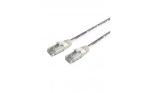 Mercodan UltraFlex Patchkabel KAT6 UTP, 20m, Hvid, LSZH Halogenfri, AWG26, kobber