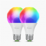 I&scaron;manioji elektros lemputė Nanoleaf Essentials Smart A60 Bulb Matter WiFi 900Lm 2700-6500K, 2pcs pac