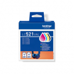 Toneris Brother LC521VAL  Ink Cartridge  Black, Cyan, Magenta,Yellow