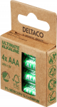 Elementai DELTACO AAA (LR03), 1,5 V, 4 vnt. / ULT-LR03-4P