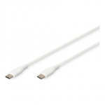 Audio kabelis Digitus Silicone Connection Cable  AK-300341-020-W  USB-C to USB-C