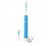 Elektrinis dantų &scaron;epetėlis PHILIPS POWER TOOTHBRUSH HX6600/12, mėlynas