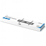 Sieninis laikiklis, fiksuotas, 32&ndash;70 colių, 45 kg, juodasSaugumo varžtai: tvirtai pritvirtinkite t