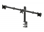 IIYAMA DS1003C-B1 Flexible Desk Mount for Triple Monitor Mount with Clamp Screen size 10-27"