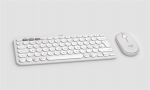 Klaviatūra ir pelė LOGITECH 2 Combo, bevielė, Tonal White