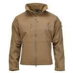 MIL-TEC soft shell vandeniui atsparus taktinis &scaron;varkas &scaron;viesiai rudos spalvos