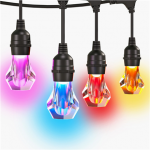 I&scaron;manusis foninis ap&scaron;vietimas Nanoleaf Essentials Matter Smart Multicolour Outdoor String Lights Sta
