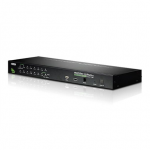 Komutatorius Aten  16-Port PS/2-USB VGA KVM Switch with Daisy-Chain Port and USB Peripheral Support