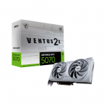 Vaizdo plok&scaron;tė MSI GeForce RTX 5070 12G VENTUS 2X OC WHITE  NVIDIA  12 GB  GeForce RTX 5070  GDD