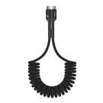 Baseus Fish-Eye USB C į USB C greitojo įkrovimo kabelis 1 m 100 W Juoda