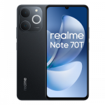 Mobilusis telefonas Realme Note 70T RMX5313 4GB RAM 128GB, Obsidian Black