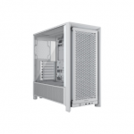Korpusas Corsair PC Case  Frame 4000D RS Modular  White  Mid-Tower  Power supply included No