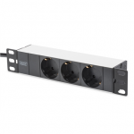 Ilgiklis Digitus 10" Network Set, 6U cabinet, shelf, PDU, 8-port switch, CAT 6 patch panel, Grey  D