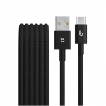 Mob.telefono kabelis Beats USB-C to Lightning Woven 1.5m Bolt Black