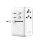 Adapteris ir &scaron;okotuvas Fixed Voyager 85W travel adapter for EU, UK and USA/AUS, with 4xUSB-C and 1