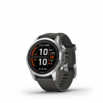 Sportinis laikrodis GARMIN Fenix 7S Pro Solar, Glass, SS w/Graphite band