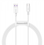 Kabelis BASEUS USB2.0 A ki&scaron;tukas - USB C 66W 1.0m baltas Superior serijos