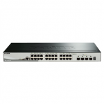 Komutatorius D-Link Stackable Smart Managed Switch with 10G Uplinks DGS-1510-28X/E	 Managed L2, Rack