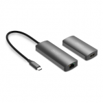 Konferencijų įranga ir reikmenys  Digitus  4K Video Extender (USB-C - HDMI), 30 m  DS-55343  Blac