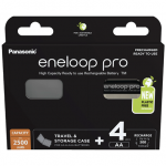 Įkraunamos baterijos Panasonic ENELOOP Pro BK-3HCDEC4CP, 2500 mAh,500(4xAA) dėžutėje
