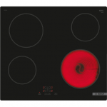 Kaitlentė Bosch Hob  PKE61RBA2E  Electric  Number of burners/cooking zones 4  Touch  Timer  Bl
